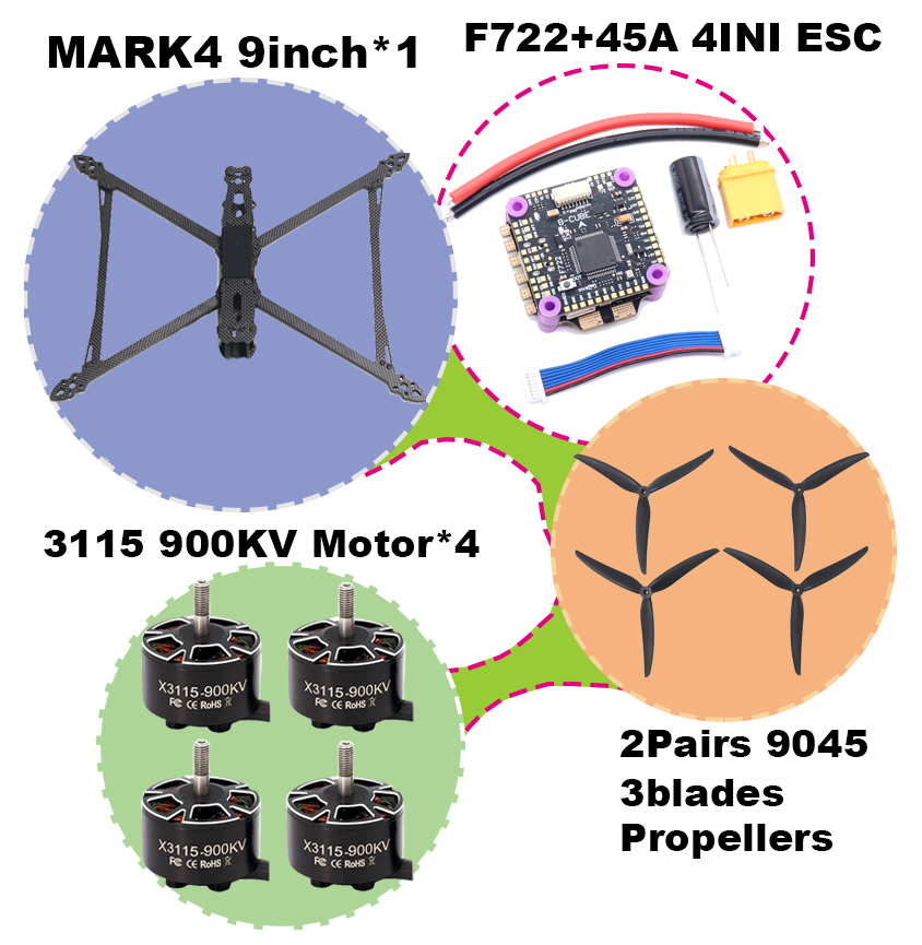 BCUBE MARK4 V2 8/9/10 pulgadas - Foxeer Reaper Extreme 2.5W Vtx reseña y precio