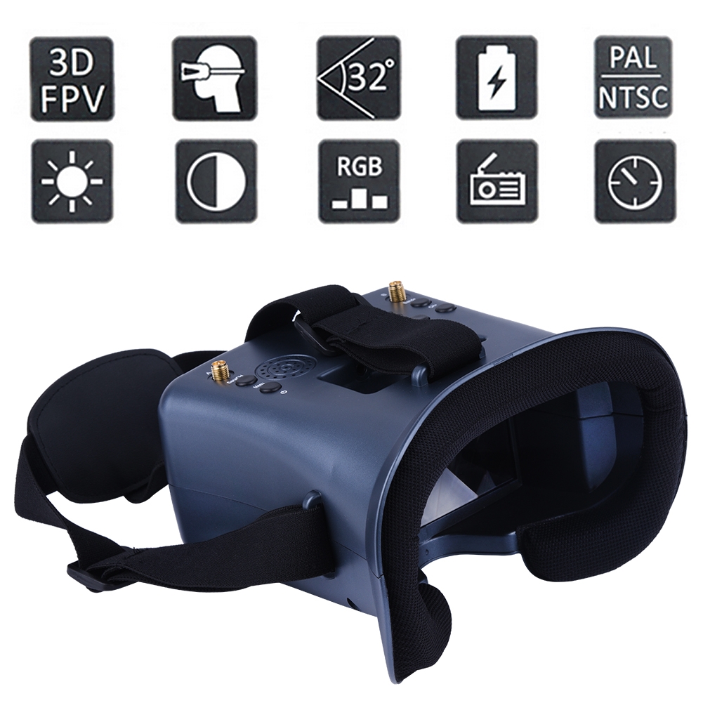 008D 5,8G 40CH 4,3 pulgadas 80 - Skyzone Sky04O Pro Fpv Goggles reseña y precio